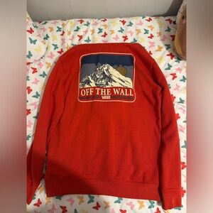 Vans Orange Pullover Hoodie